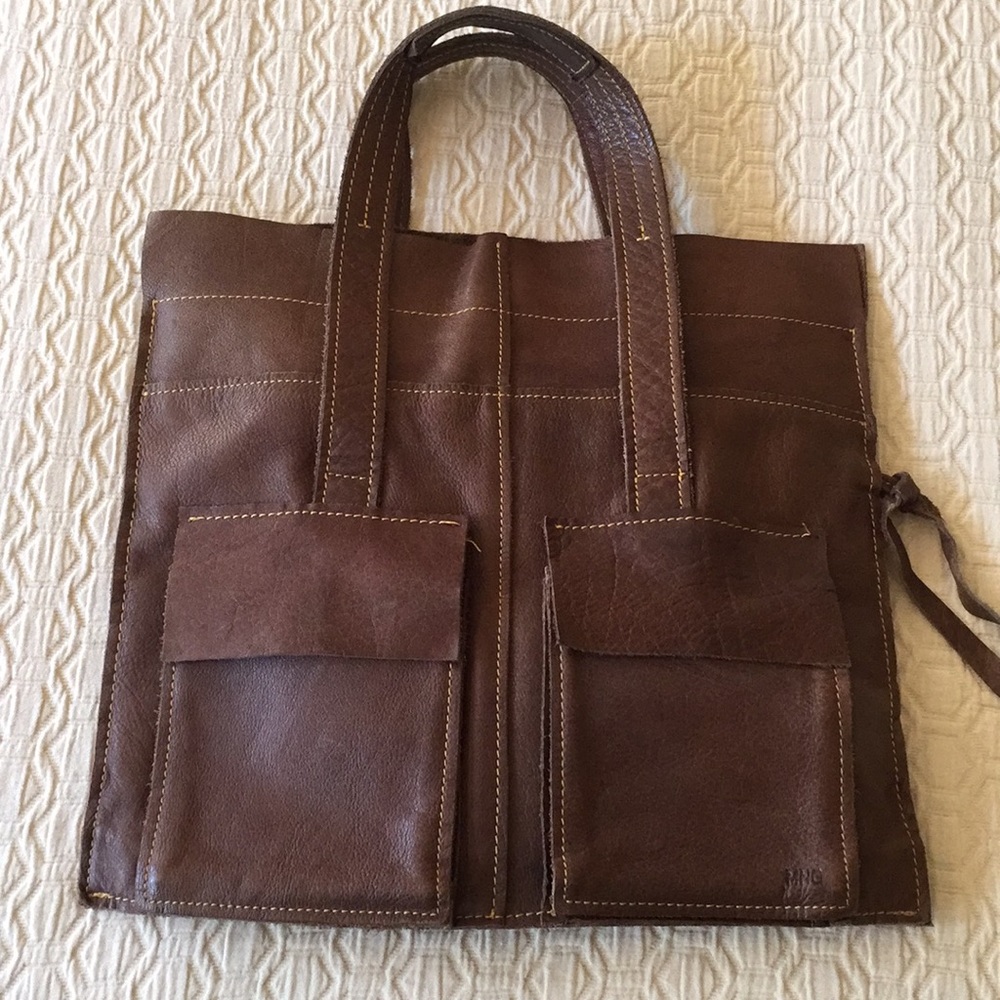 Rugged MNG Leather Tote